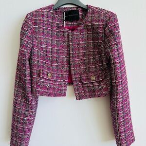 Women's Pink Tweed Jacket